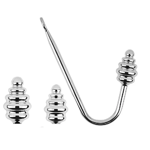 Hook GreatBenefit 8826 Set Ribbed Screw-in Anal 0630